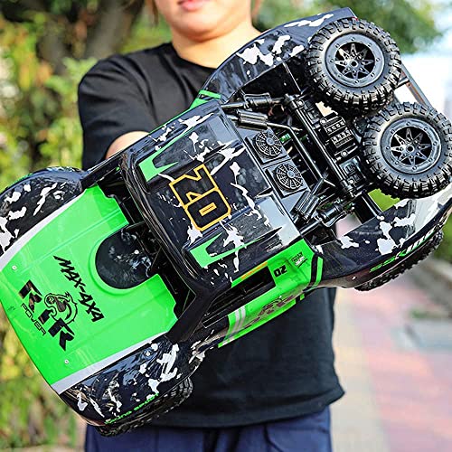 TCRAZY Coche RC Escala 1:8, Coche Anfibio de Control Remoto para niños de 8 a 12 años, camión RC Impermeable 4x4, vehículo sobre orugas de Roca para niños y Adultos, 2 baterías para más de 40 minut