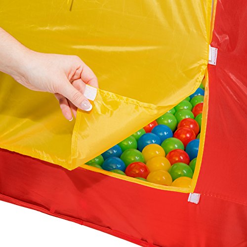 TecTake Tienda Infantil con Bolas | Incl. 200 Bolas + Bolsillo | -Varios Modelos- (Type 2 | no. 400729)