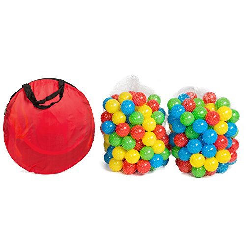 TecTake Tienda Infantil con Bolas | Incl. 200 Bolas + Bolsillo | -Varios Modelos- (Type 2 | no. 400729)