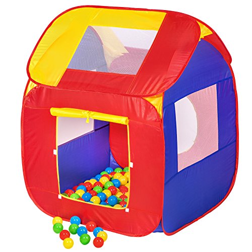 TecTake Tienda Infantil con Bolas | Incl. 200 Bolas + Bolsillo | -Varios Modelos- (Type 2 | no. 400729)