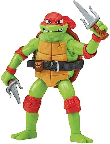 Teenage Mutant Ninja Turtles 83284CO Mutant Mayhem - Figura de acción básica de Raphael de 4.65 Pulgadas, Regalo Ideal para niños de 4 a 7 años y fanáticos de TMNT