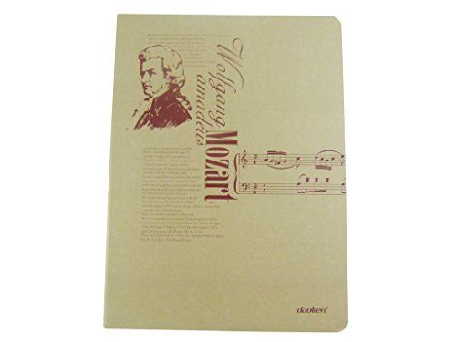 Tema Música temáticas Cosido Tamaño Nota del libro: 191mm x 250mm - Wolfgang Mozart Diseño