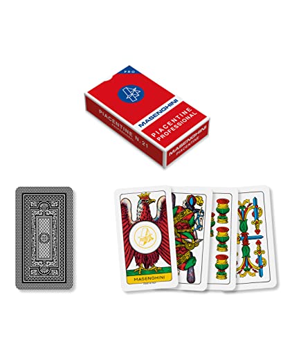 TEODOMIRO DAL NEGRO S.R.L.- GIOCO Carte PIACENTINE 553151 Juegos, Multicolor