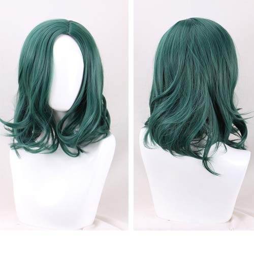 The Gifted Lorna Dane Green Synthetic Wig Cosplay Film Costume Wigs Halloween Polaris Role Play Gree Curly Wigs Polaris Green