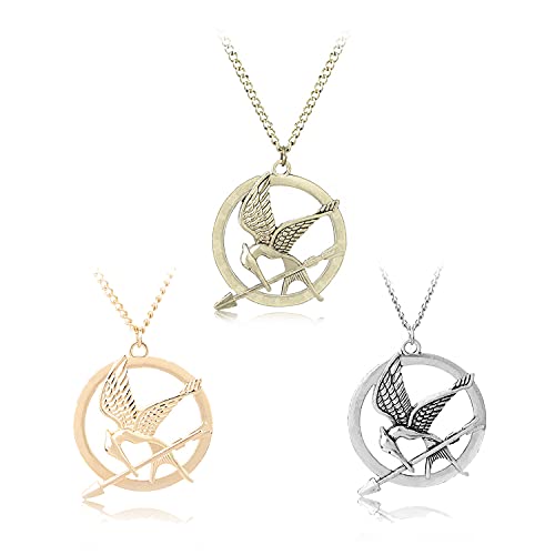 The Hunger Games Katniss Everdeen - Collar de cadena para cosplay, talla única, Aleación,