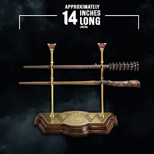 The Noble Collection Harry Potter Weasley Wand Collection con Soporte de exhibición – 17 Pulgadas (43 cm) 2 varitas de Resina Fred & George Weasley – Juego de películas con Licencia Oficial