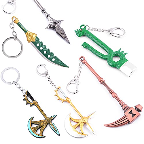 The Seven Deadly Sins Meliodas Arlequín Diane Artefacto Llavero Arma Colgante Metal Llavero Teléfono Mochila Llavero Accesorios