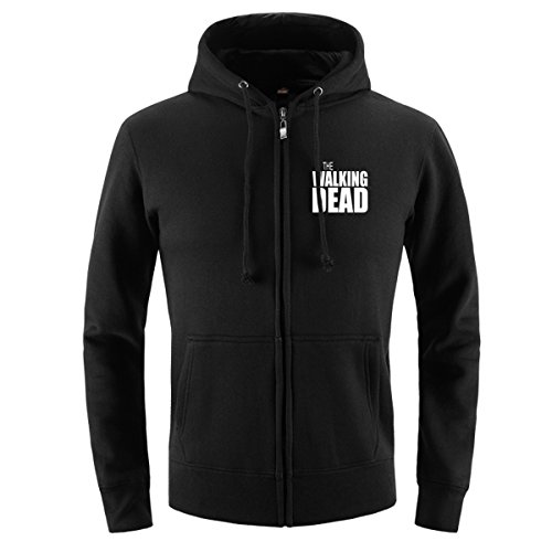 The Walking Dead Daryl Dixon Alas Sudadera con Capucha Sudadera con Capucha Sudadera con Cremallera Negro S