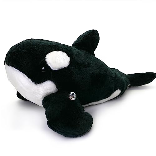 Thorin - Peluche de ballena orca (35 cm), diseño de ballena