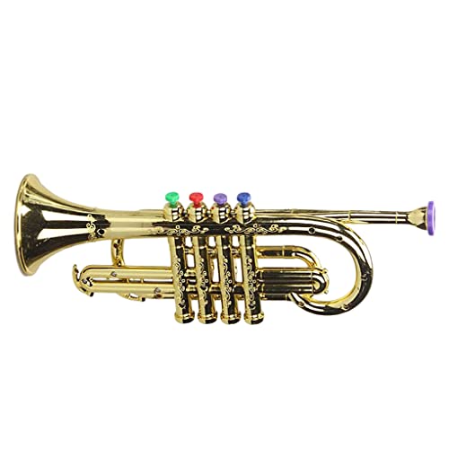 tieedhfu Instrumento de Viento de saxofón emulacional, Entretenimiento de Aprendizaje, Trompeta, casa de Juego, Orquesta Musical para Regalo de cumpleaños , Dorado