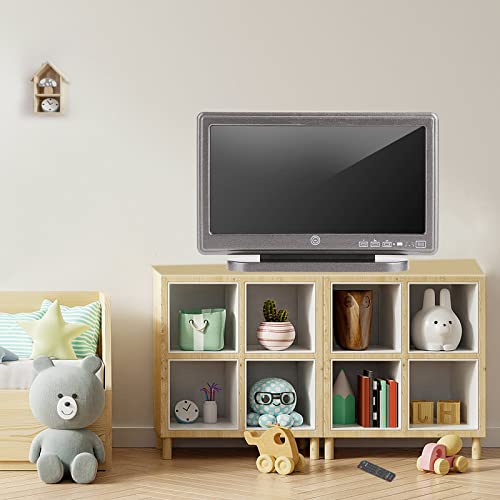 TIESOME Miniatura casa de muñecas TV Set 1:12 casa de muñecas Mini televisor con Control Remoto Casa de muñecas Mini Muebles Modelo de casa de muñecas Accesorios de decoración para Juegos