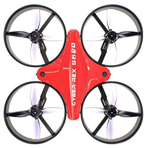 Tiny Hawk Cyber-Rex S620 Mini Drone para Niños, Drone Helicopteros Quadcopter RC con Modo sin Cabeza,Retención de Altitud, 3D Flips, 3 Modos de Velocidad, 2 Baterías, Regalo para Niños y Principiantes