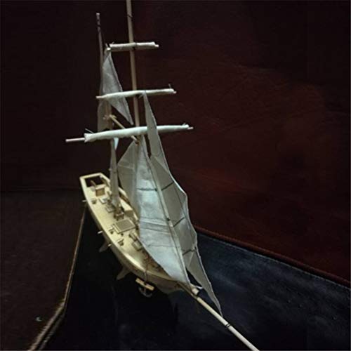 TiSkying Kits de modelos de montaje de buques de Bricolaje, Kit de velero Maqueta de Barcos de Vela de Madera Clásica Decoración Maqueta de Velero de Madera para Niños y Adultos