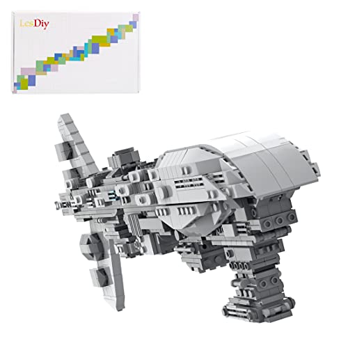 TIWI Technik Sci-fi MOC-101491 - Juego de construcción de 1090 bloques de construcción de sujeción, grupo de ataques imperiales Mark I, colección exclusiva MOC, compatible con Lego Star Wars