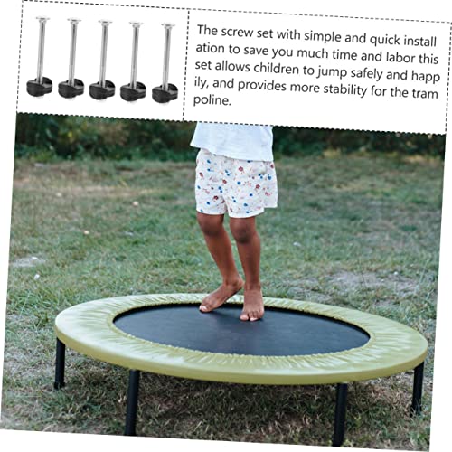 Toddmomy 24 Juegos Tornillo De Trampolín Tornillos De Fijación Resistentes Al Desgaste Tornillos Trampolín Herramienta De Trampolín Prevención De Caídas Acero Galvanizado Niño Rubor