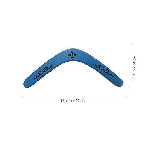 Toddmomy Bumerán de Madera en Forma de V Que Vuelve Los Deportes Bumerang Australian Manich Dart Divertido Juguete Volador Aire Libre