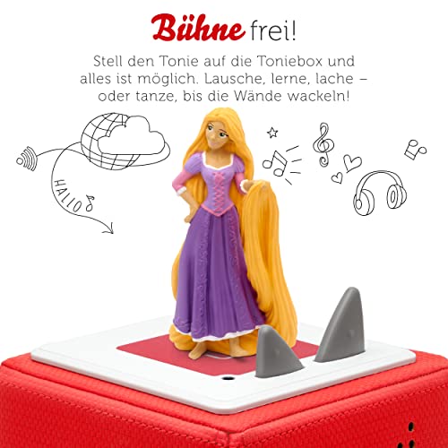 tonies Disney Rapunzel - Figuras de música para caja de tonia, juego de música original para niños a partir de 4 años, tiempo de reproducción aprox. 57 minutos