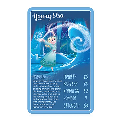 Top Trumps Juego de Cartas Especiales de Frozen 2 de Disney, Visita Arendelle y Juega con la Reina Elsa, Anna, King Agnarr, Queen Iduna y Olaf, Regalos educativos y Juguetes para niños y niñas a