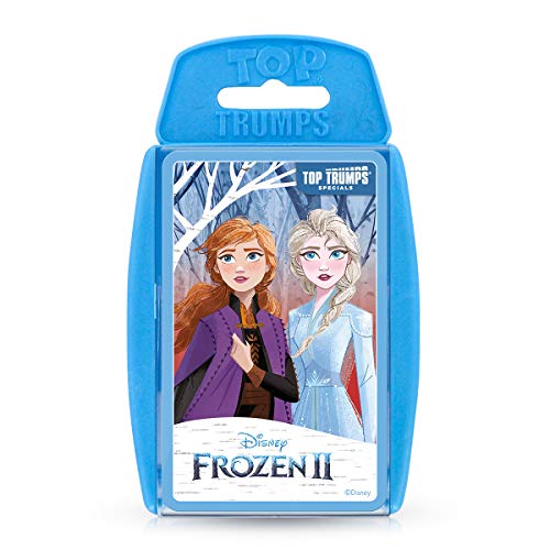 Top Trumps Juego de Cartas Especiales de Frozen 2 de Disney, Visita Arendelle y Juega con la Reina Elsa, Anna, King Agnarr, Queen Iduna y Olaf, Regalos educativos y Juguetes para niños y niñas a