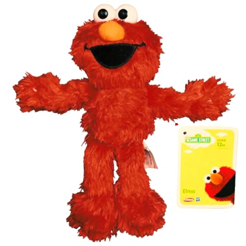 Toptoys2u Bargain Bundles Elmo y Cookie Monster 8" 20cm Peluche súper Suave Nuevo con Etiquetas Juego de 2 Azul