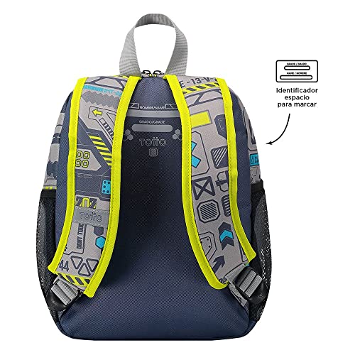 TOTTO Mochila escolar pequeña de videojuegos - Monark TAMAÑO PEQUEÑO