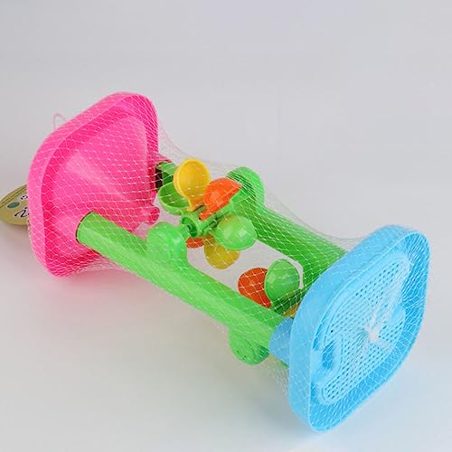 TOYANDONA 1 Juego Reloj De Arena Juguetes De Arena para Niños Pequeños 1-3 Agua De La Bañera Juguetes De Caja De Arena Juguetes De Mesa De Embudo De Hora El Plastico Niño Pequeño Ruedas