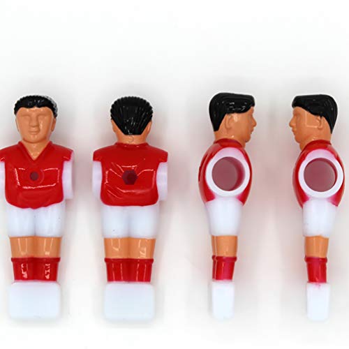 TOYANDONA 4 Piezas Juguetes para Niños Mini Jugador De Fútbol Piezas De Repuesto De Futbolín Partes De La Mesa De Futbolín Minijuego De Futbol Minijugador De Futbol Bebé Hombre Reemplazar