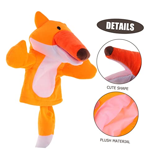 TOYANDONA Marioneta De Animales Títeres De Mano De La Hora Cuento Marionetas De Mano De Peluche Marioneta De Cuervo Fingir Marioneta Animal Juguetes Imaginativos Cifra Suave Niño Algodón PP