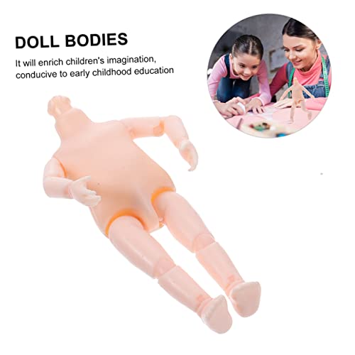 Toyvian 5 Piezas para Muñecas Desnudas Muñecas Mover Articulaciones Modelos De Cuerpo De Muñeca Muñeca Articulada Hecha A Mano Figura De Acción Conjunta Articulaciones De