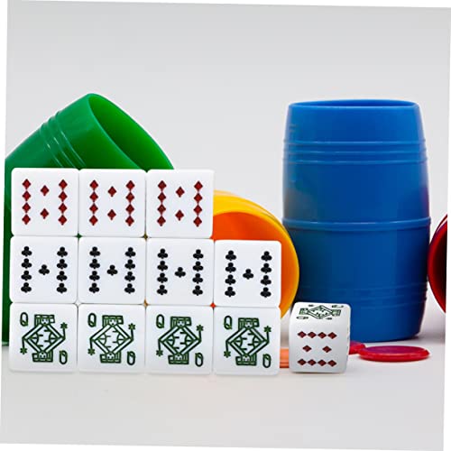 Toyvian 80 Piezas De Dados De Póquer Mini Dados Mentirosos Dados Juego De rol Dados Dados Sucios Juego De Dados De Matemáticas Dados Poliédricos Dados De Póquer Dados Portátiles Dados De