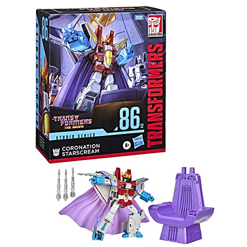 Transformers Juguetes Studio Series 86-12 - Figura de Coronation Starscream Clase líder película 1986-21,5 cm