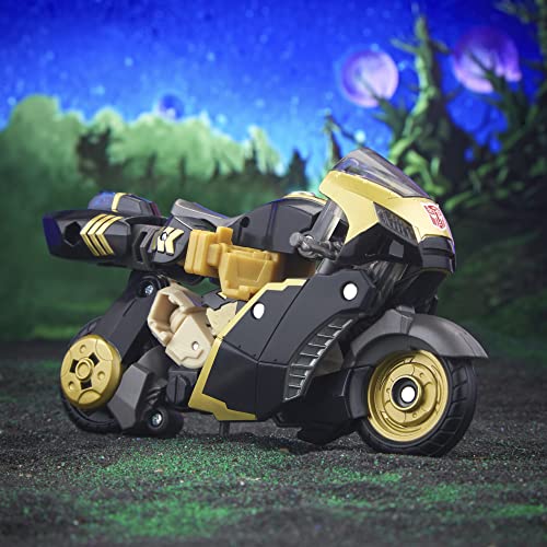 Transformers Legacy Evolution - Deluxe Class - Figura de Prowl Animated Universe - 14 cm - para niños y niñas a Partir de 8 años