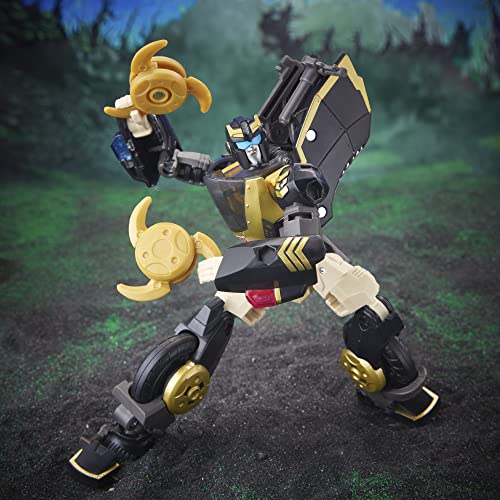 Transformers Legacy Evolution - Deluxe Class - Figura de Prowl Animated Universe - 14 cm - para niños y niñas a Partir de 8 años