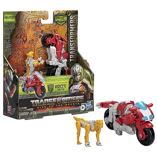 Transformers - Película Despertar de Las Bestias - Beast Alliance - Pack Doble Beast Weaponizers - Juguetes de Arcee y Cheetor - A Partir de 6 años - 12,5 cm