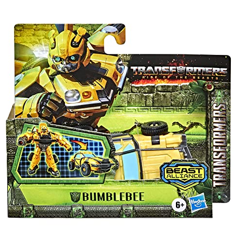 Transformers: Rise of The Beasts - Figura Beast Alliance Battle Changers de Bumblebee de 11,4 cm - A Partir de 6 años