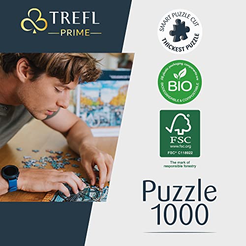 Trefl-1000 Piezas, Cartón Más Grueso, Bio, Caramelos, Piruletas, Helados, Entretenimiento para Adultos Y Niños Mayores De 12 Años uft Puzzle Color Splash: Lollies & Candies, 1000 (10701)