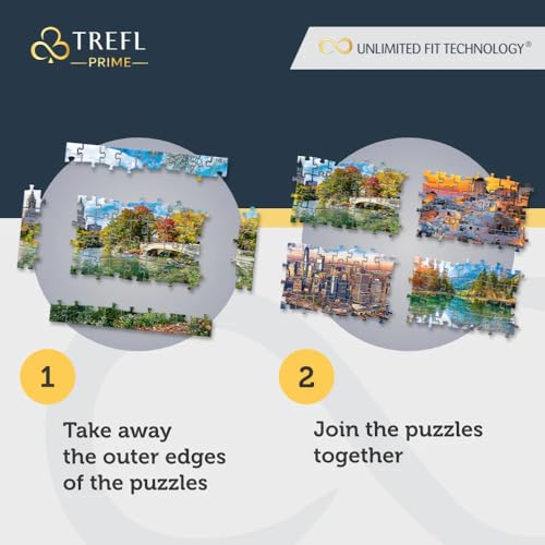 Trefl-1000 Piezas, Cartón Más Grueso, Bio, EKO, Playa del Paraíso, Palmeras, Entretenimiento para Adultos Y Niños Mayores De 12 Años, Color uft Puzzle Wanderlust: Paradise Beach, Bora, 1000 (10704)