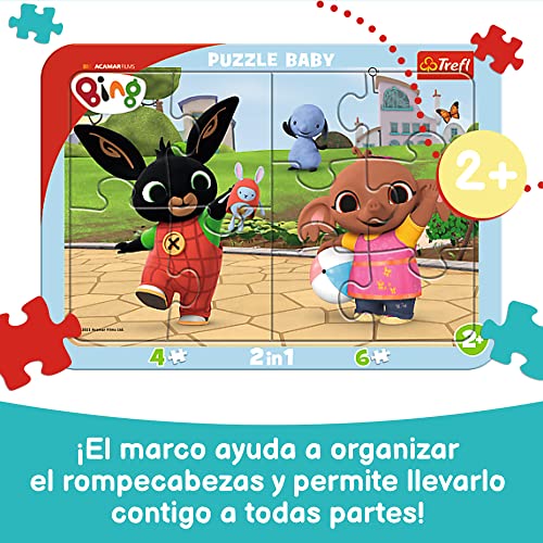 Trefl Baby con Marco, para niños a Partir de 2 años Puzzle, Color Juegos de Bing