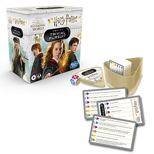 Trivial Pursuit: Wizarding World Harry Potter Edition Juego de preguntas compacto para 2 o más jugadores, 600 preguntas de trivia, a partir de 8 años ()