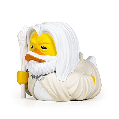 TUBBZ Figura de Pato de Goma de Vinilo Coleccionable de Gandalf The White - Producto Oficial del Señor de los Anillos - TV, películas y Videojuegos