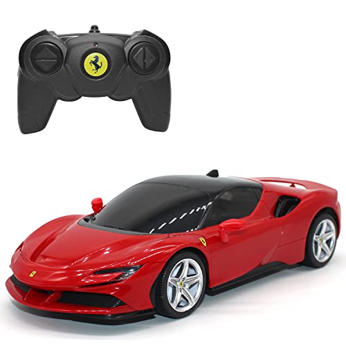 Turbo Challlenge – Ferrari SF90 Stradale – RC Prestige – 095606 – Coche teledirigido – Rojo – 1/24 – Pilas no Incluidas – Plástico – A Partir de 6 años