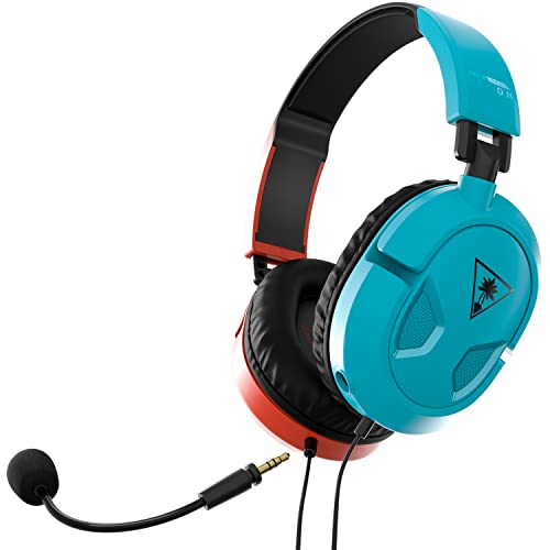 Turtle Beach Recon 50 azul/rojo Auriculares Gaming Nintendo Switch, PS4, PS5, Xbox SeriesX|S, Xbox One y PC