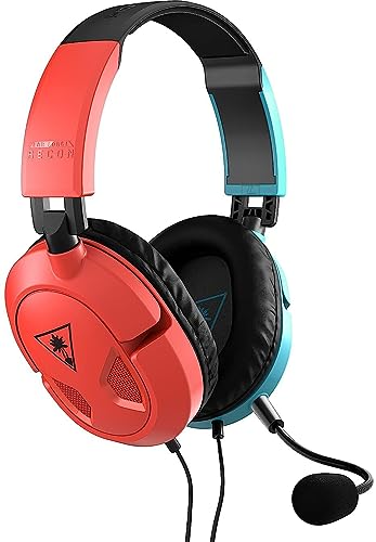 Turtle Beach Recon 50 azul/rojo Auriculares Gaming Nintendo Switch, PS4, PS5, Xbox SeriesX|S, Xbox One y PC