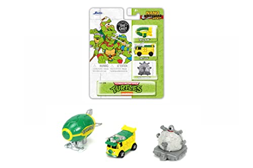 Turtles Nano Cars - Juego de 3 Tortugas Ninja