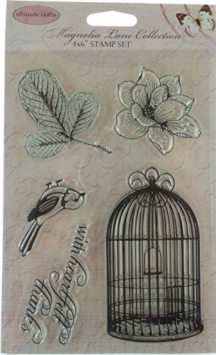 Ultimate Crafts Juego de Sellos Transparentes de 10 x 15 cm-Songbird, Material sintético, 17.8 x 11.2 x 0.3 cm