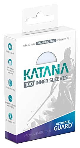 Ultimate Guard Katana - Mangas interiores tamaño estándar transparente (100)