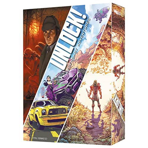 Unbox Now - Unlock! Game Adventures - Juego de Mesa en Español & Unlock! Legendary Adventures - Juego de Mesa en Español