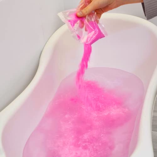 Unicornio Baff Dust 2 Bath Pack y 2 x Zimpli Kids Figuritas Unicornio, Jabón de Baño para Niños, Hidratante Piel Seca, Juguete de Baño de Bolsillo, Bomba de Baño en Polvo Efervescente