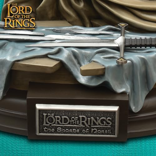 United Cutlery Estatua de Shards of Narsil | El Señor de los Anillos con licencia oficial | Coleccionable en miniatura a escala 1/5 | Poliresina pintada a mano | Mercancía LOTR con certificado de