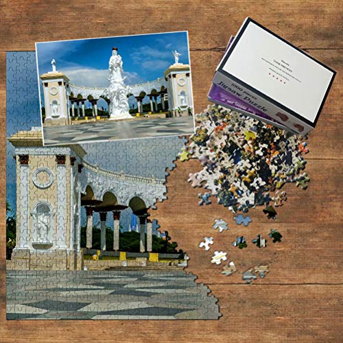 Venezuela Monumento a la Virgen Maracaibo Puzzle 1000 Piezas para Adultos Familia Rompecabezas Recuerdo Turismo Regalo